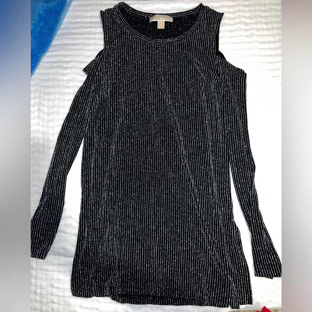 black sparkly long sleeve